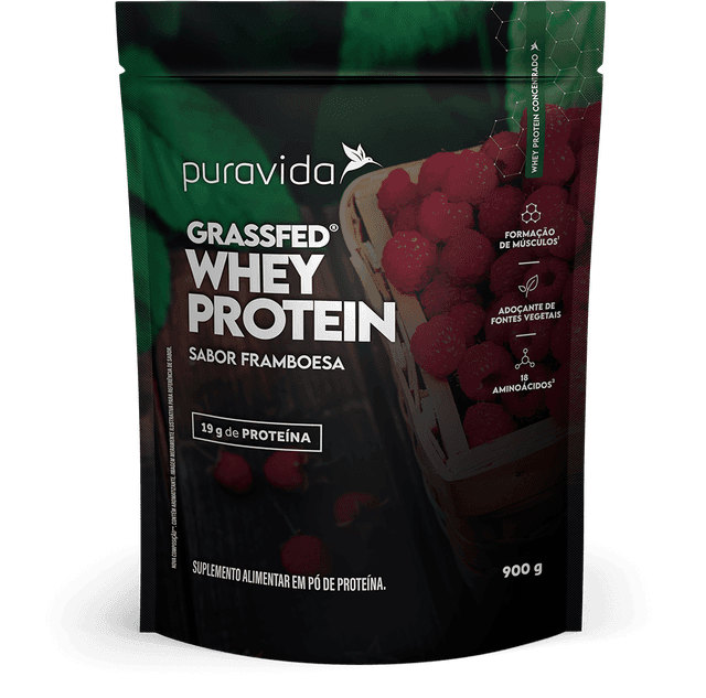 Whey Protein Grassfed Framboesa 